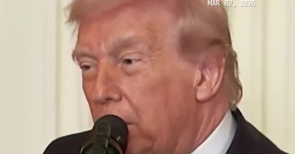 Trump Jokes About White House Construction Noise, Says “I Love It — She Doesn’t”