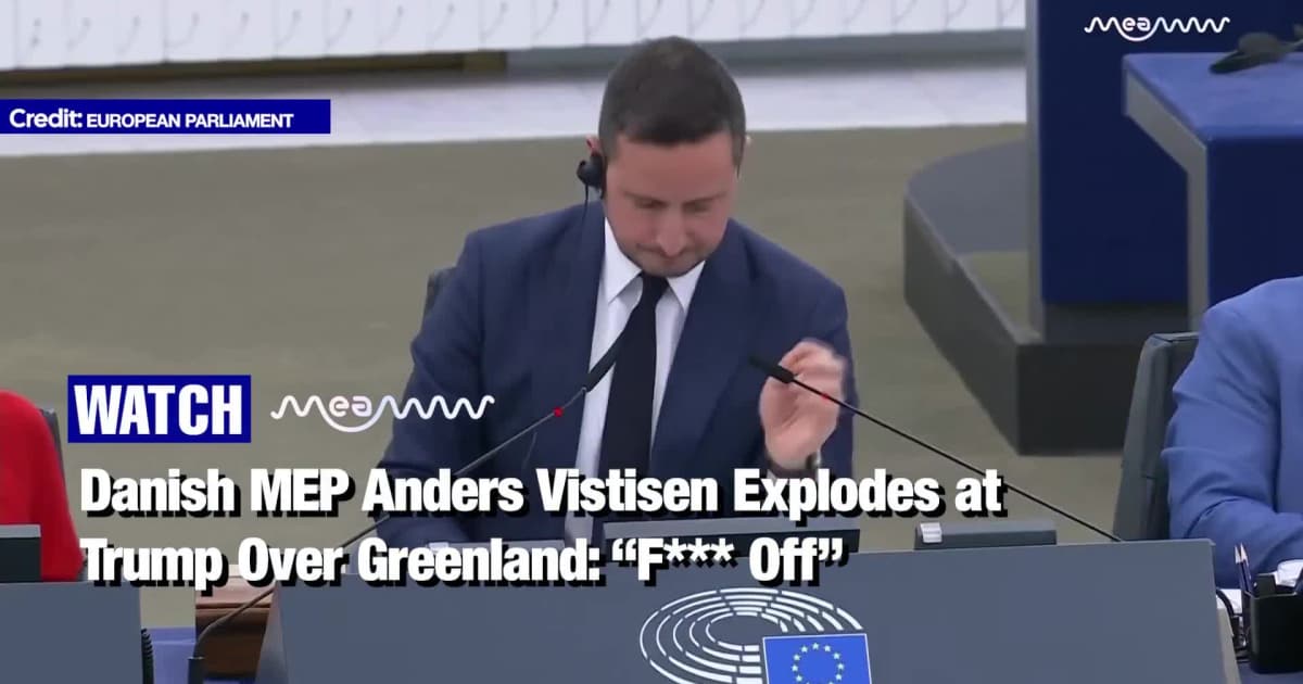 Danish MEP Anders Vistisen Explodes at Trump Over Greenland: “F*** Off”