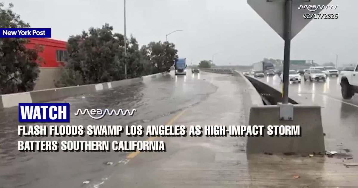 ‘Dangerous and Life-Threatening’ Storm Slams Los Angeles, Triggering Flash Flood Emergency