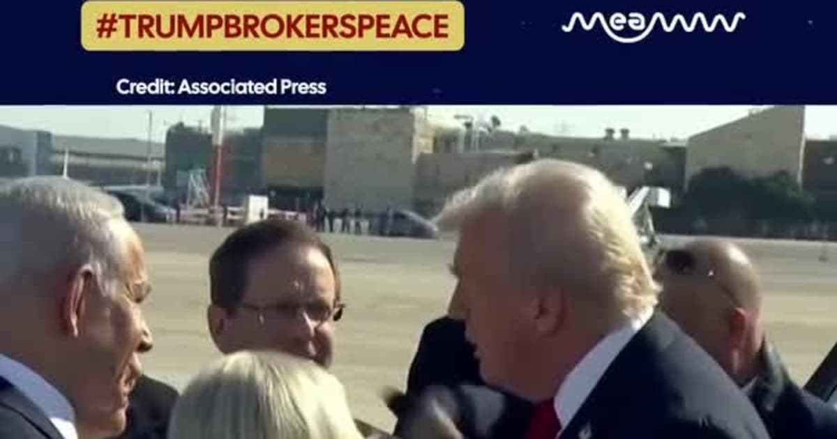 Trump Lands in Israel After Ceasefire Deal