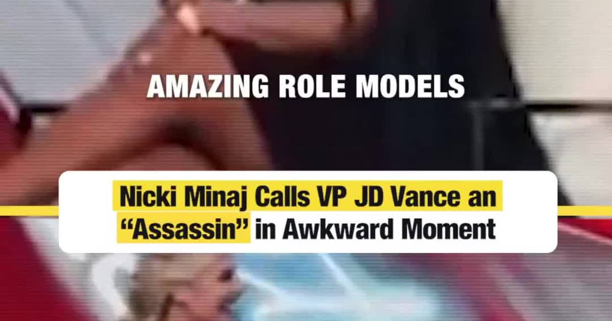 Nicki Minaj Calls VP JD Vance an “Assassin” in Awkward Moment at AmericaFest