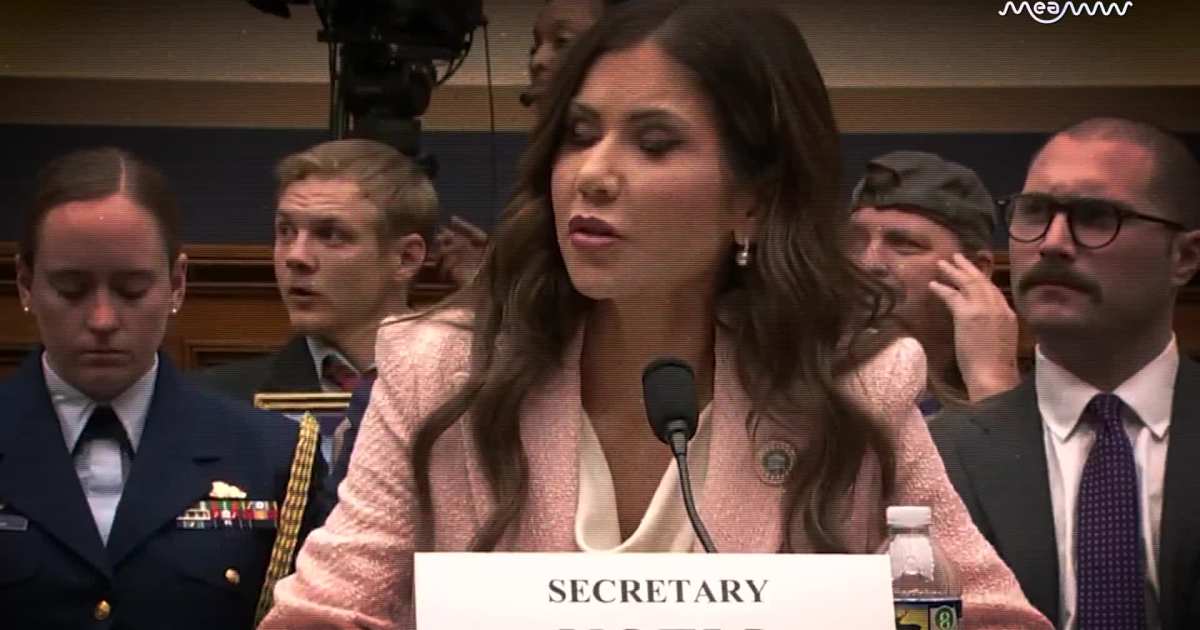 Kamlager-Dove to Noem: “Have You Had Sexual Relations With Corey Lewandowski?”