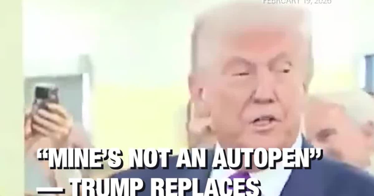 “Mine’s Not an Autopen” — Trump Replaces Biden’s Signature on Presidential Award